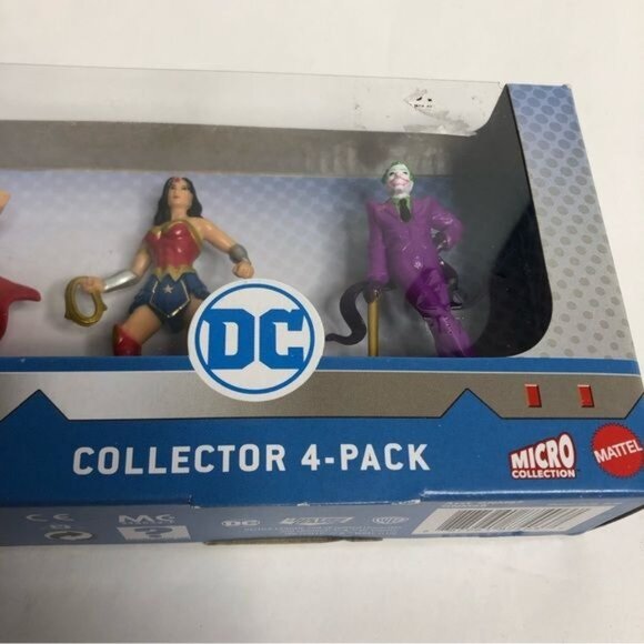 DC Justice League Micro Collection Figures Set Of 4 Batman Joker Superman Wonder - Picture 3 of 7